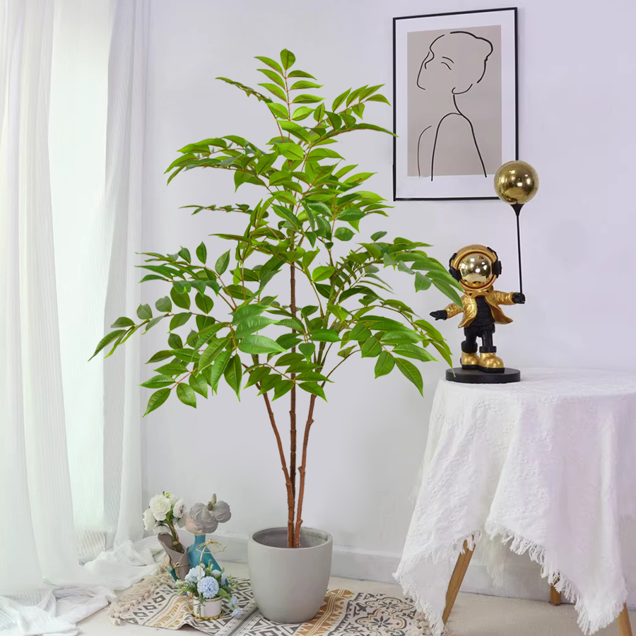76-140cm Large Artificial Ficu - Ficus Lyrata Tree ulasan dan harga