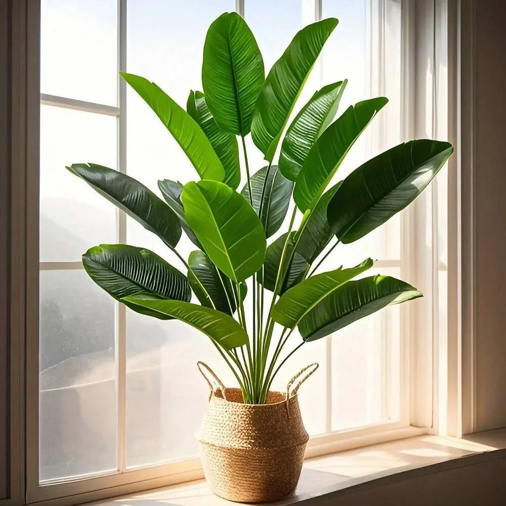 1pc 18 Leaves Artificial Plant - Monstera Adansonii ulasan dan harga