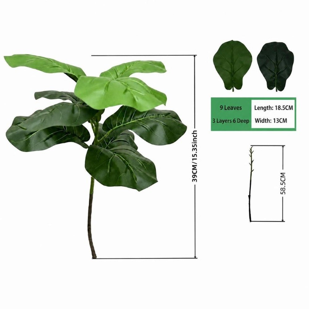 9/15/23 Leaves Artificial Ficu - Ficus Lyrata Tree ulasan dan harga