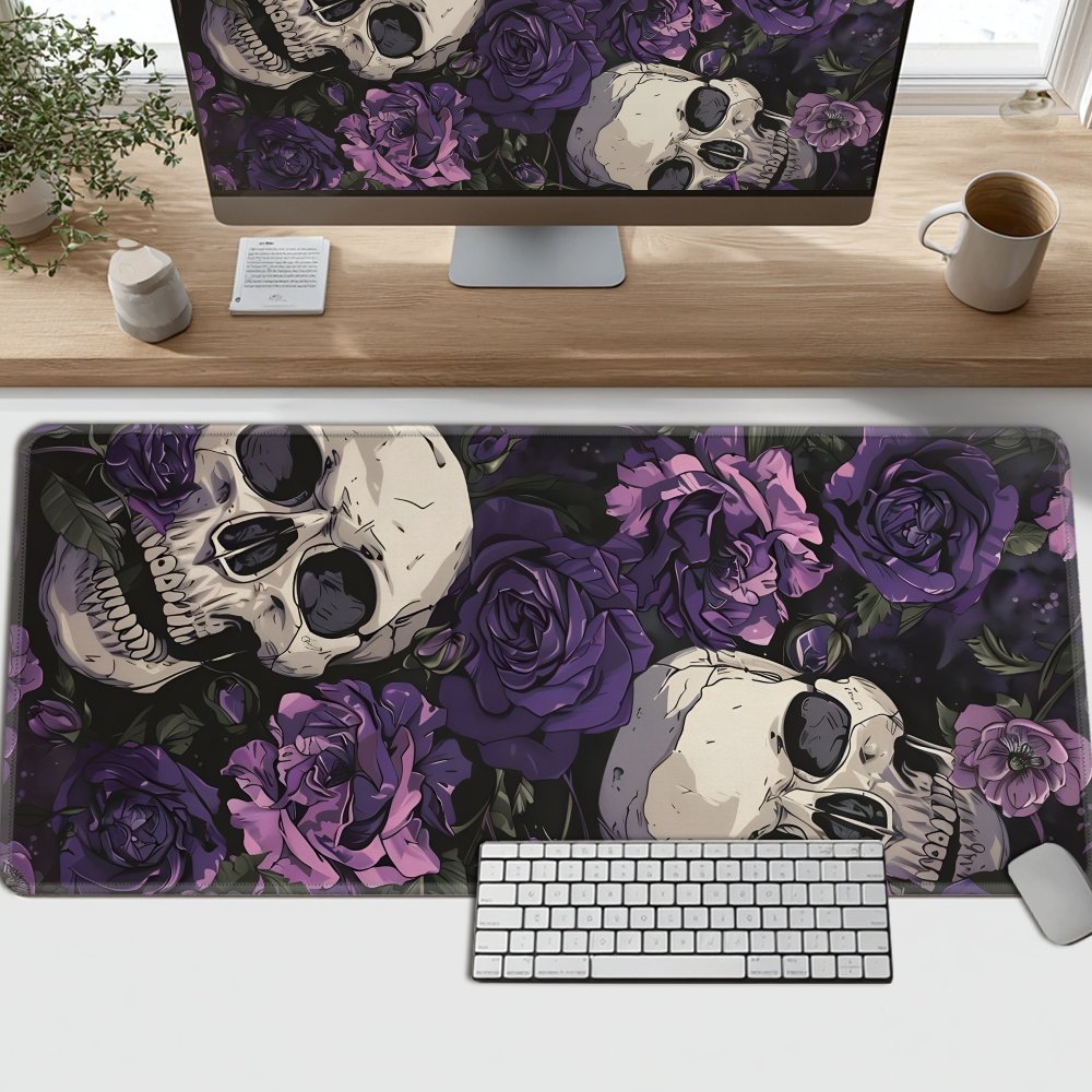Gothic Skull and Purple Flower - Tradescantia Purple ulasan dan harga