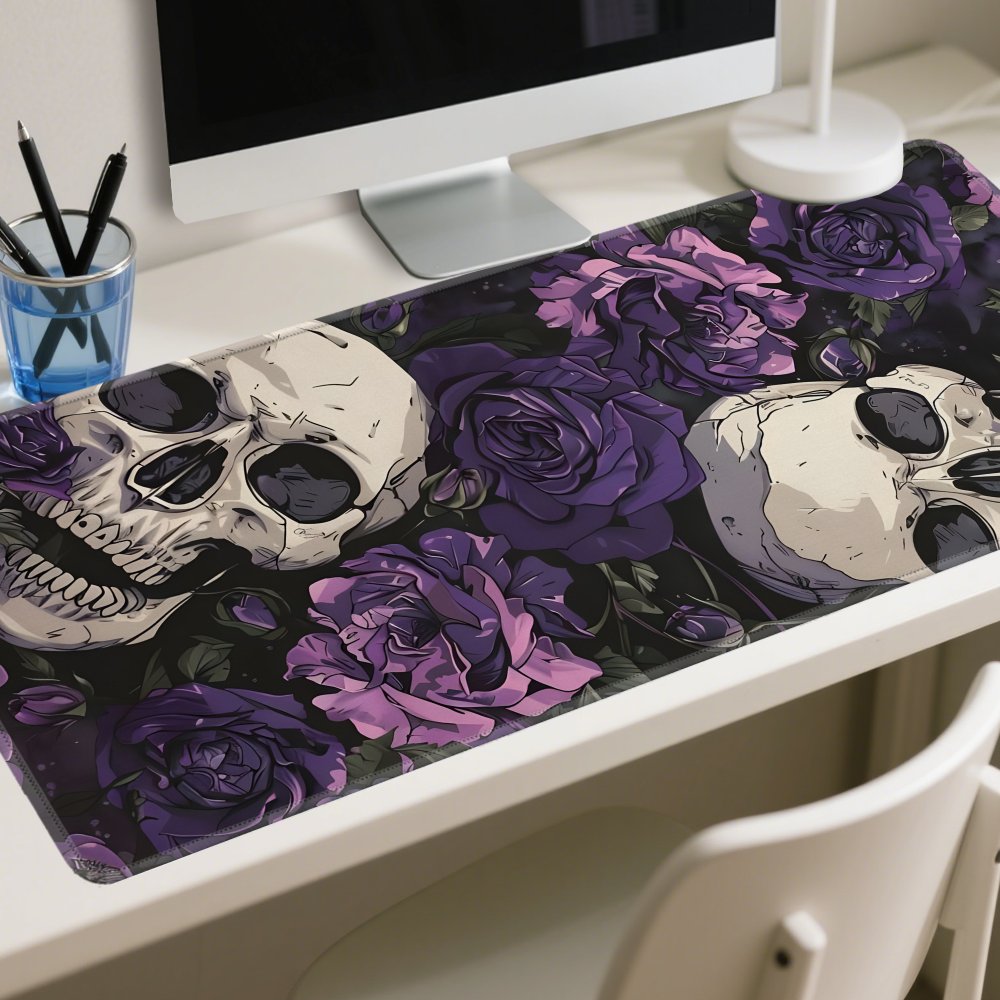 Gothic Skull and Purple Flower - Tradescantia Purple ulasan dan harga